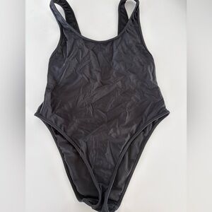 Forever 21 Black One-Piece Swimsuit L NWOT